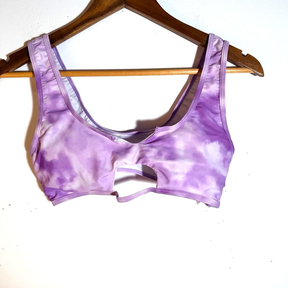 SHEIN Tie Dye Bikini Top